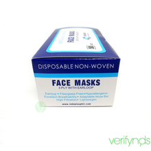 Load image into Gallery viewer, 3 ply Surgical Mask 50 pcs/box FDA Approved
