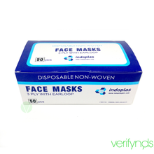 Load image into Gallery viewer, 3 ply Surgical Mask 50 pcs/box FDA Approved
